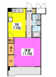 リバーサイド東櫛原の物件間取画像